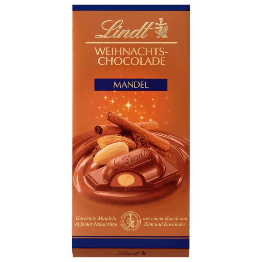 Lindt Weihnachts-Mandel Schokolade 100g
